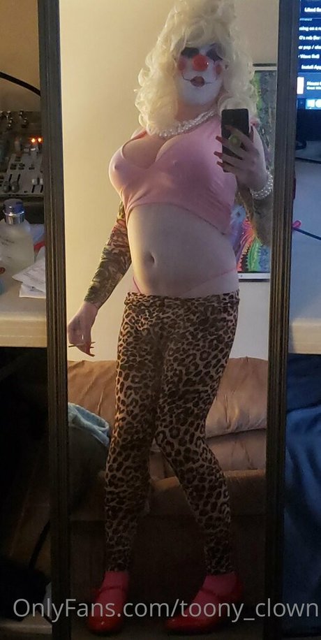 toony clown beautiful star photo