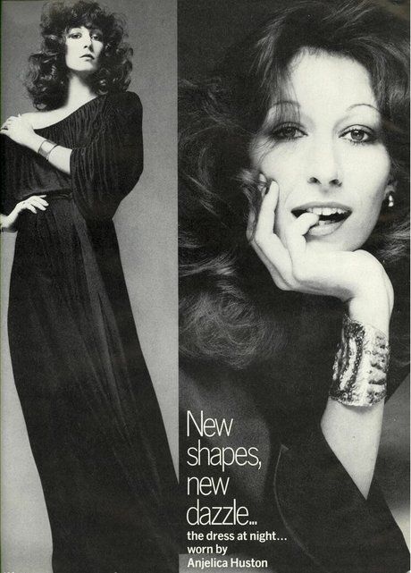 Anjelica Huston model exclusive photo