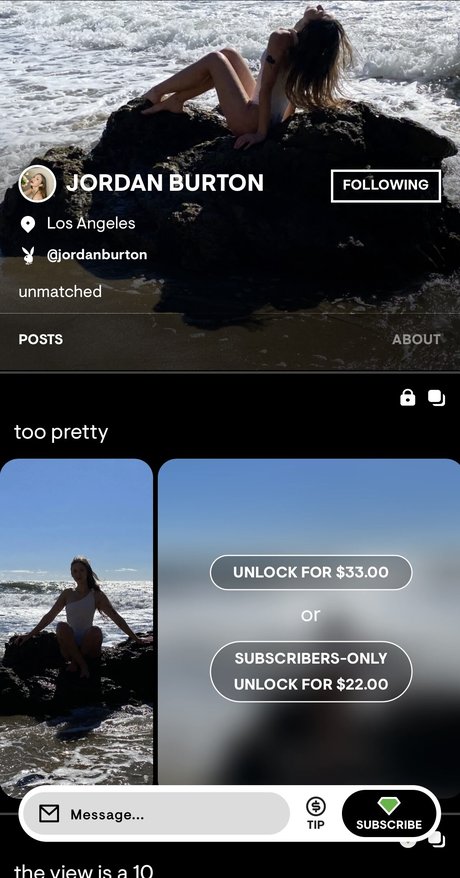 Jordan Burton model sexy image