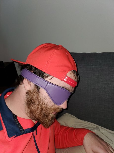 Blindfold Bottom sexy pornstar pic
