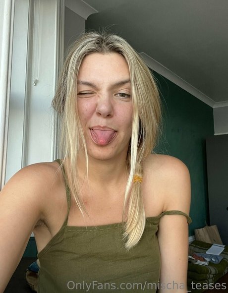 mischa teases art star photos