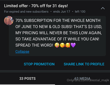 Celestial Majik nudes model pic