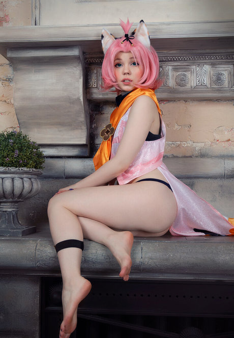 Caticornplay model art photo