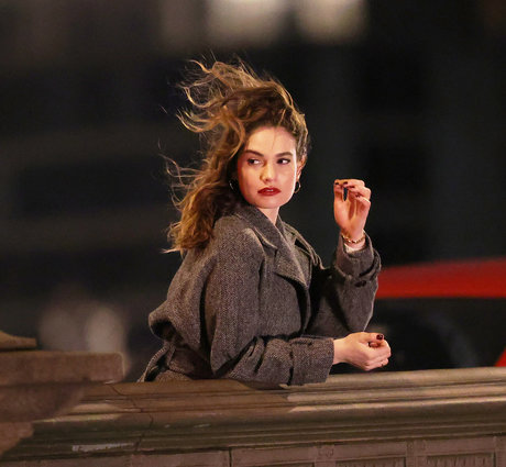 Lily James sex model photos