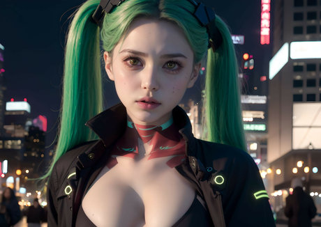 Cyberpunk 2077 Edgerunners pornstar nice pic