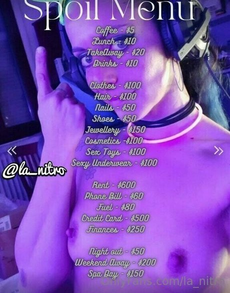 la nitro pornographic model image