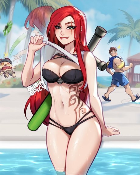 BlushySpicy art actress image