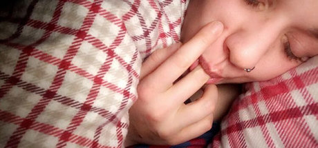 Boz suicide art actress gallery