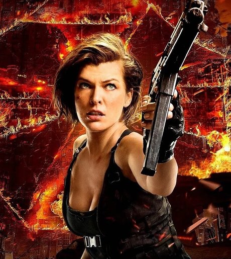 Milla Jovovich erotic pornstar pictures