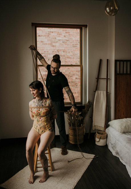 akatsuki shibari pornographic model pic