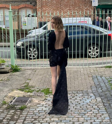 Milly Alcock model hd pic