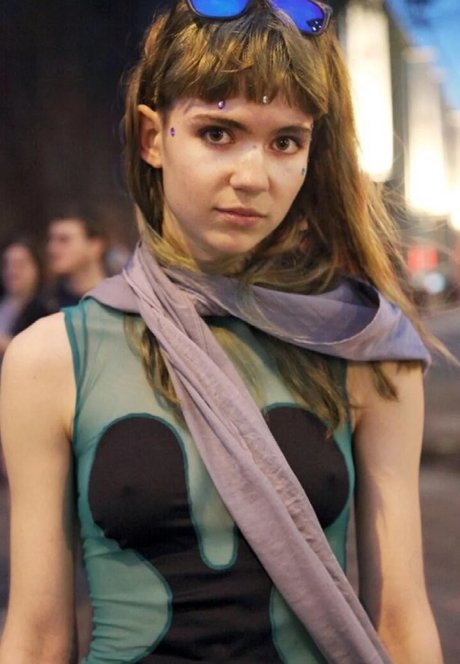 Grimes beautiful model photos