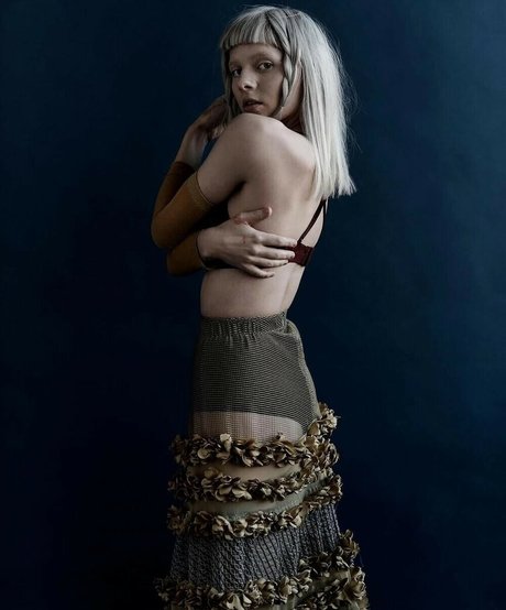 Aurora Aksnes model naked photo