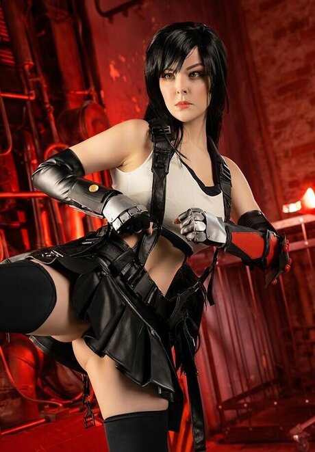 Tifa Cosplay model beautiful picture
