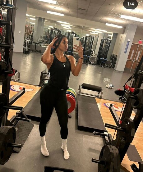 Satou Sabally model exclusive pic