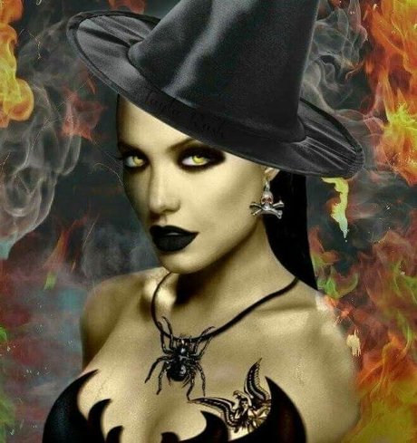 Luna Witch art model pics