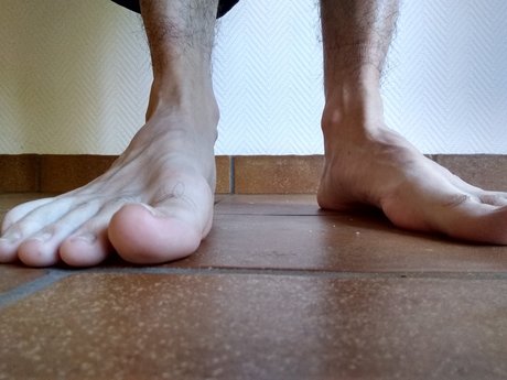 Men s feet high quality model image