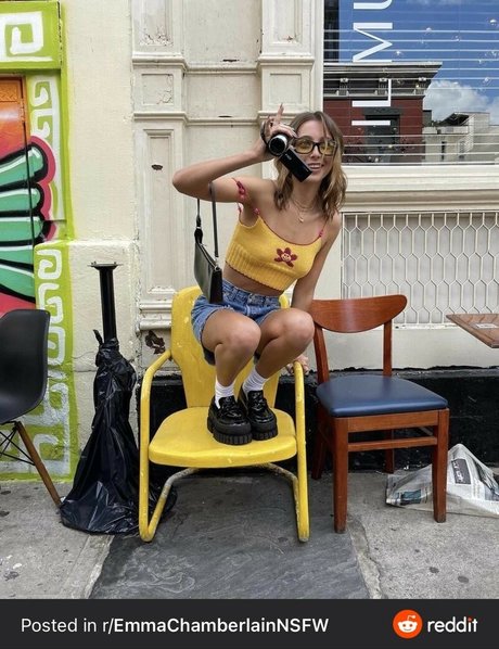 Emma Chamberlain pornstar erotic image