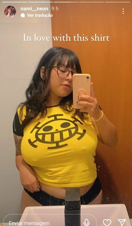 Nami neon nude model images