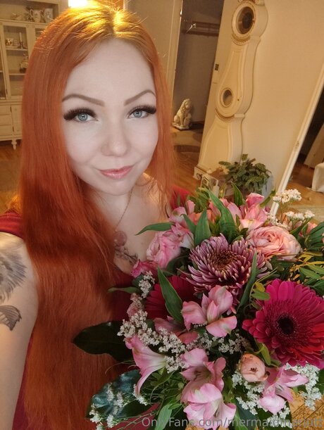 Mermaid Marjut Redhead Goddess from_ model nude picture