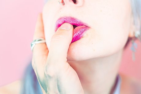 Nerdy Witch model erotic image