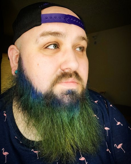 Chubby Tattoo Dad pornstar naked photo