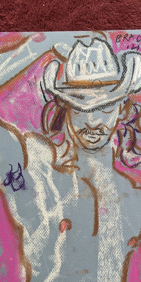 Nude Farmer pretty model photo