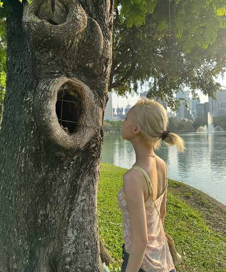 Winter spa porn model image