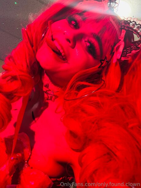 Only Found Clown art actress pic