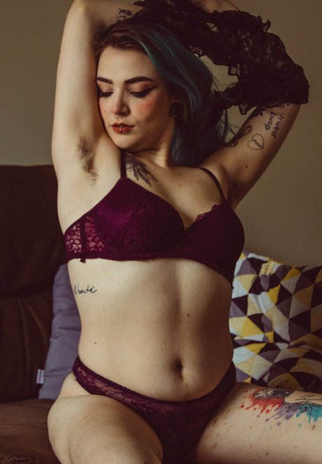 Blue Fetish adult model images