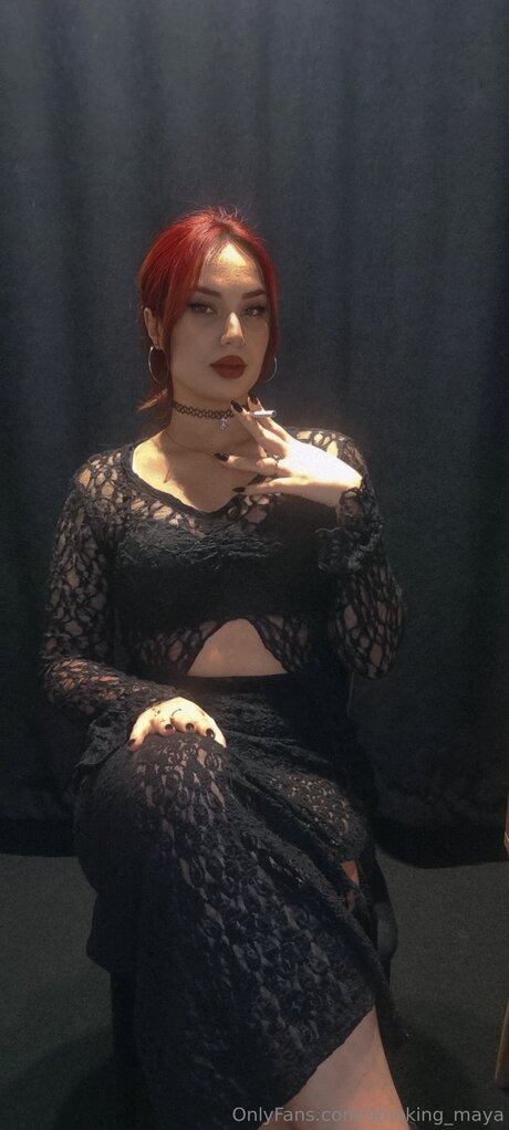 Smoking Maya star exclusive image