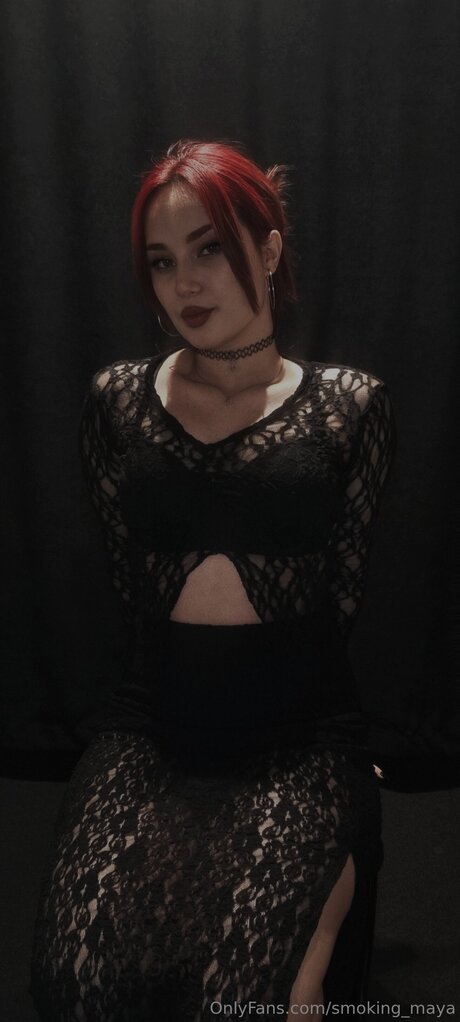 Smoking Maya pornographic model pic