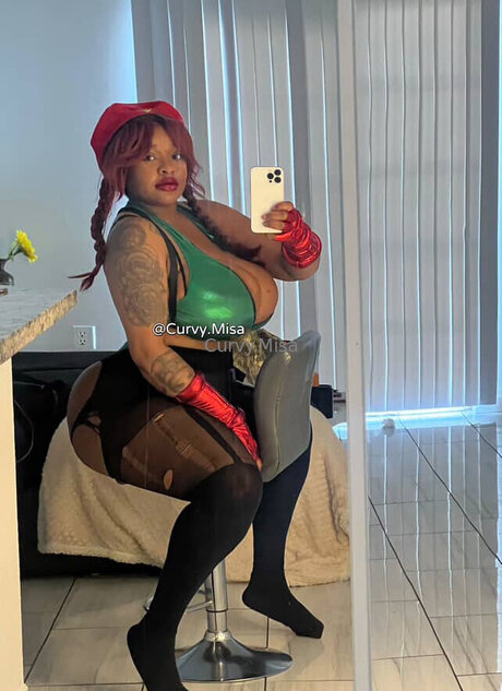Curvy Misa naked pornstar archive