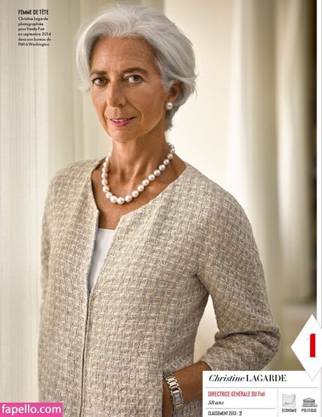Christine Lagarde naked pornstar images
