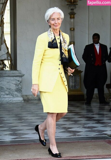 Christine Lagarde exclusive model images