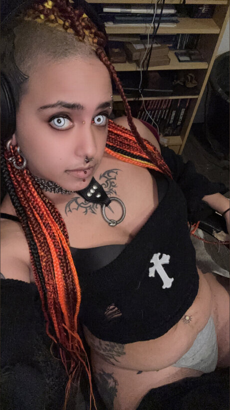 Azrael the goth pup star art image