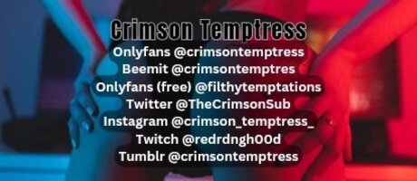 TheCrimsonTemptress model naked galleries