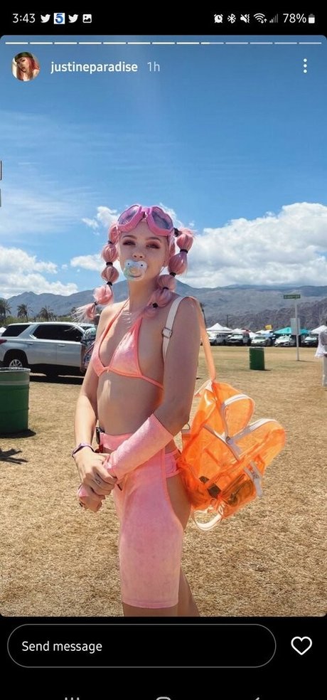 Justine Paradise nice star photo