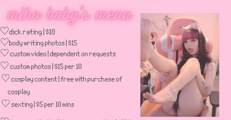 mihobaby nudes model img