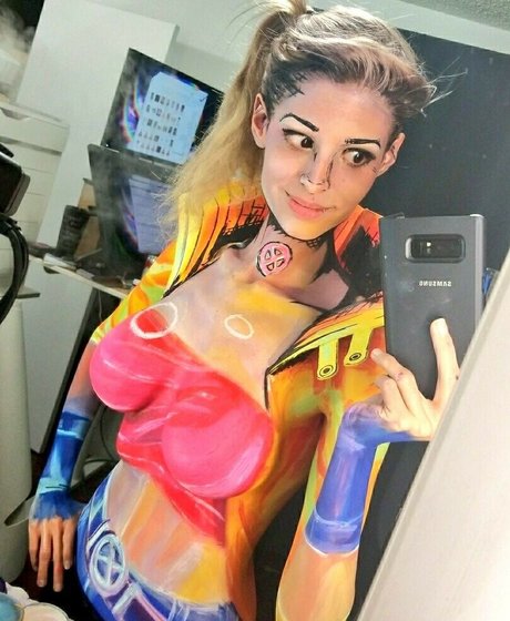 Kay Pike Bodypainter pornstar erotic photo
