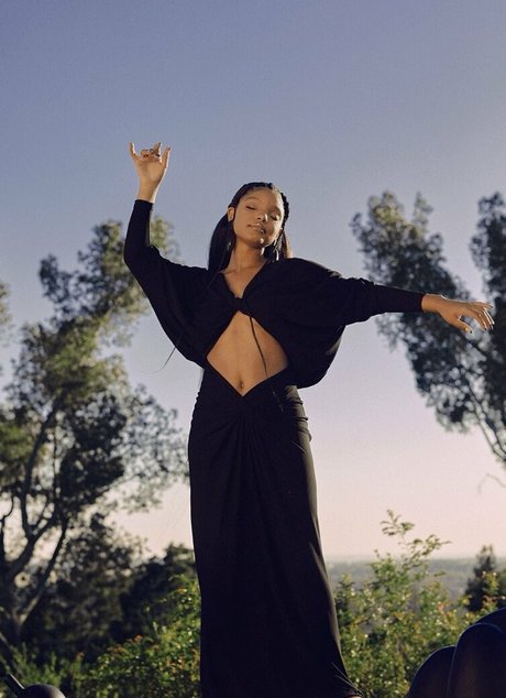 Halle Bailey art model pic