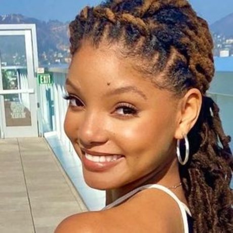 Halle Bailey pornographic model image