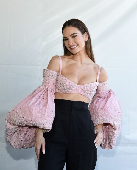 Lily James best model photo