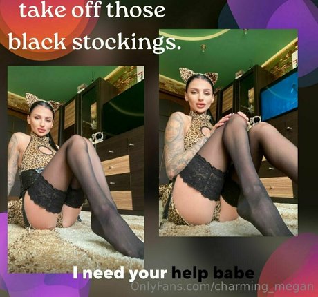 charming megan pornstar art picture