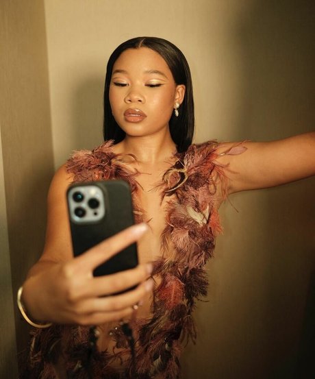 Storm Reid sexy model picture
