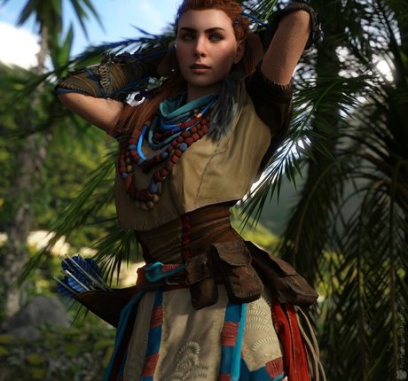 Alloy Horizon Zero Dawn nude model image