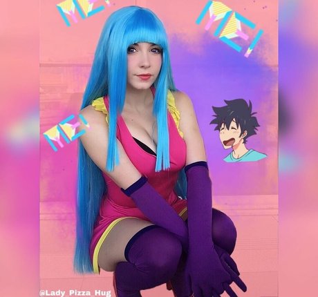 lady pizza hug nice star pics