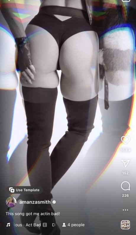 Amanza Smith pornographic model pic