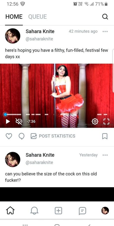 saharaknitefree exclusive model picture