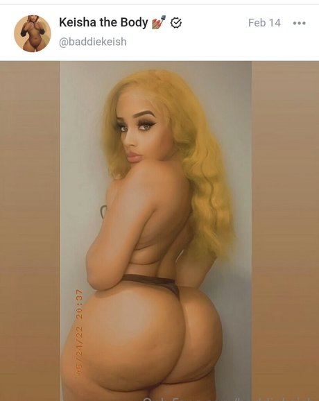 Baddiekeish high quality star pic